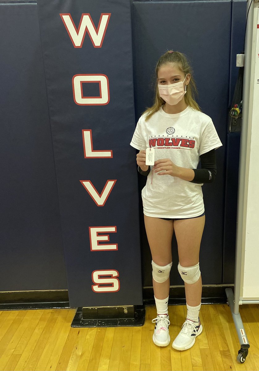 wolf_vball's tweet image. In our final week of regular season play our team chooses Stella as our Nail Award recipient! #levelheaded #solid