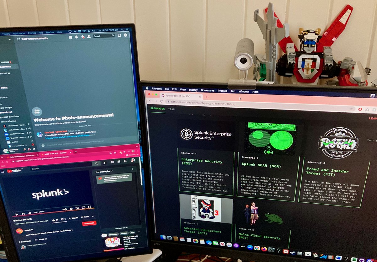 deanozilla's tweet photo. I am about to get started on this year's Boss of the SOC - a capture the flag cyber security scenario happening worldwide!
@splunk #splunkBOTS #splunk #bossoftheSOC #toadcoin https://t.co/yf96wseo9M