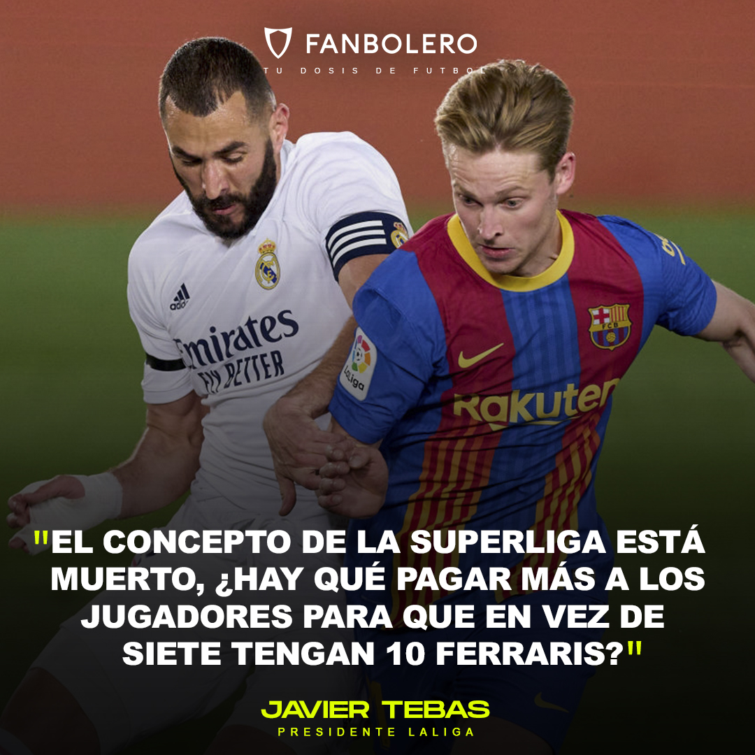 fanbolero's tweet photo. ¡TÓMALA!
En un debate sobre el futuro del futbol junto a Pedro Proença, Javier Tebas habló sobre la Superliga 🗣️💣🏆🇪🇸 #Tebas #Proenca #Superliga #LaLiga #PrimeiraLiga https://t.co/r3P43Jqma5