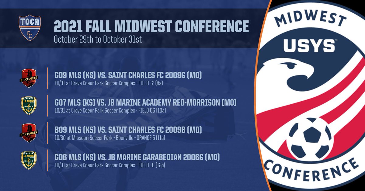 tocafutbol's tweet photo. Check out the next round of MWC games coming up this weekend! Good luck to all teams!
•••
#tocafc #faithfamilyfutbol #CreateTheCommunity https://t.co/0dAEeiHOSg