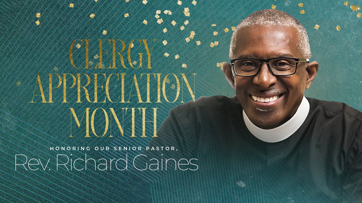 ConsolidatedBap's tweet photo. October is Clergy Appreciation Month & we have a phenomenal Senior Pastor in @PastorRGaines. Take a moment and tweet him a note of affirmation or send him a gift of appreciation sometime this month. We love you, Pastor! #CBCUnplugged https://t.co/TFBshvPzoV