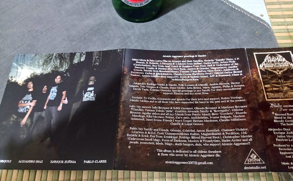 JuanJCortezB's tweet photo. Atomic Aggressor -
" Rise Of The Ancient Ones " ( 2008 Rawforce Prod ) Re Edition for The Demos
" Bloody Ceremonial 1989 "
" Resurrection 1991 "
" Rise Of The Ancient Ones 2008 "
#DeathMetal
#PlayingNow
#CdCollection
#AtomicAggressor
#Chile
666 ! ! ! https://t.co/dpc06ZnTxK