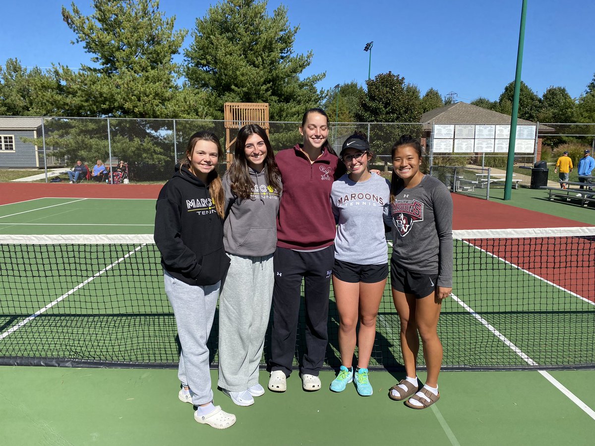 3rd place finish for Hailey and Mari!! And 4th place finish for our team! On to state!! 🎾 #bwathletics