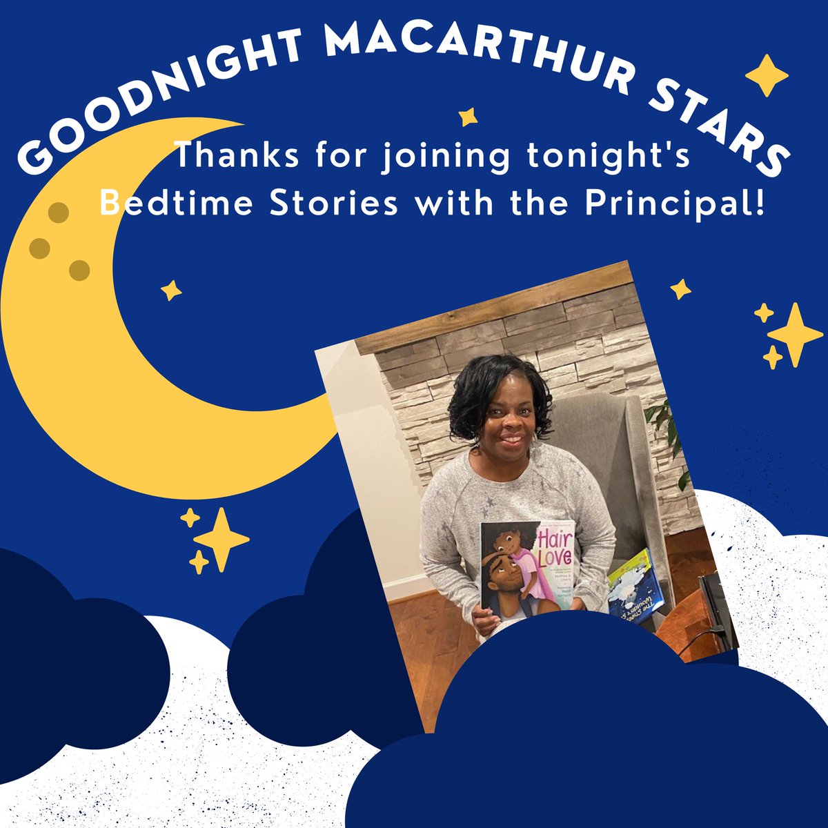 ✨ GOOD NIGHT MacArthur Stars!🍪🥛#ScholasticBookFair @DMPrincipal @MacArthurACPS @ACPSreads @DMESlibrary @DMacPTA @ACPSk12 @Scholastic