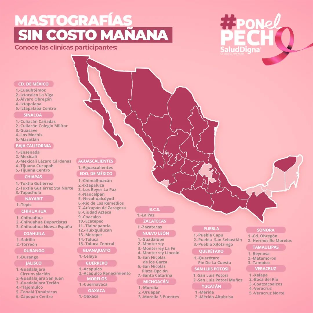 politicodelared's tweet photo. Oigaaaan! Mañana mastografias gratis en #SaludDigna 
Corran a este link a hacer cita
https://t.co/CZh3juVcNi
#OctubreRosa https://t.co/eTRHZJvNoA