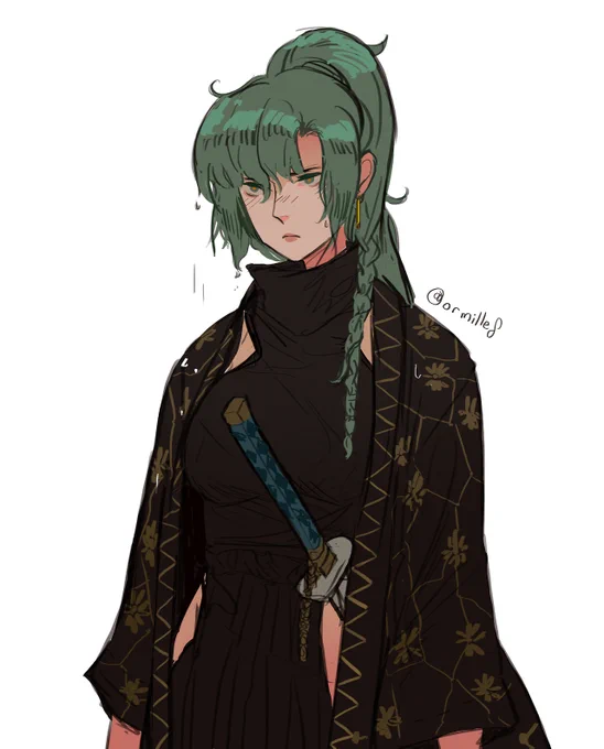 remember this Lyn I drew 4 years ago, i still think this outfit is banger so i'll just go and redraw some lyns 