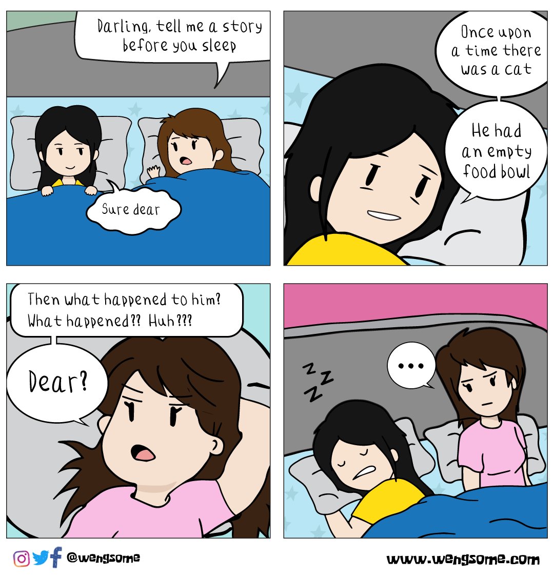 wengsome's tweet photo. I wanna know what happened too!

#comics #webcomics #digitalart #comicstrips #sleepbae https://t.co/td0WnnI76f