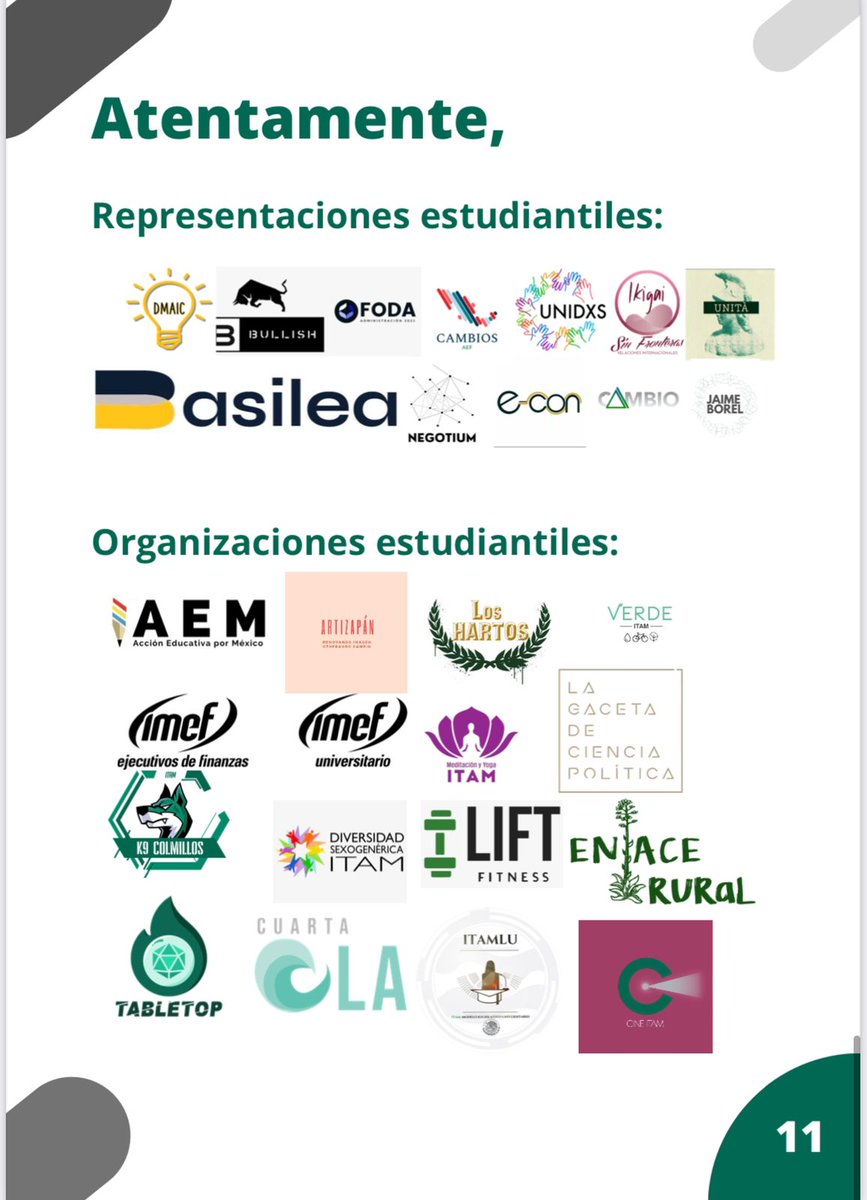 Dada la nula respuesta del ITAM al comunicado emitido por SALITAM el pasado sábado 16 de octubre, el día de hoy emitimos el siguiente documento: drive.google.com/drive/folders/…