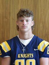 MarianUFootball's tweet photo. Scout Defensive Player of the Week! #BeAKnight @LoganCarringto4 https://t.co/0GffQVfokn