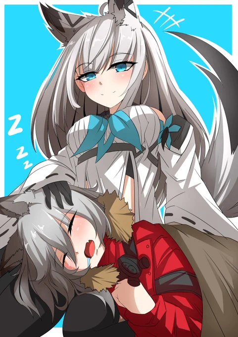 #アークナイツ #アズレン #アズールレーン 
江風&レッド 