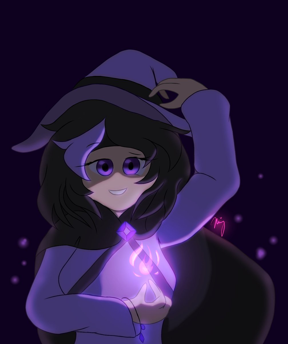 Yunoplotarmor's tweet photo. I forgot to put this one up here-greetings on yer bday, @Stacy_CPR1704! 💕 😭

#digitalart #art #ArtistOnTwitter #stacycpr #wizard #hugletale #bday https://t.co/bzV2AAkwme