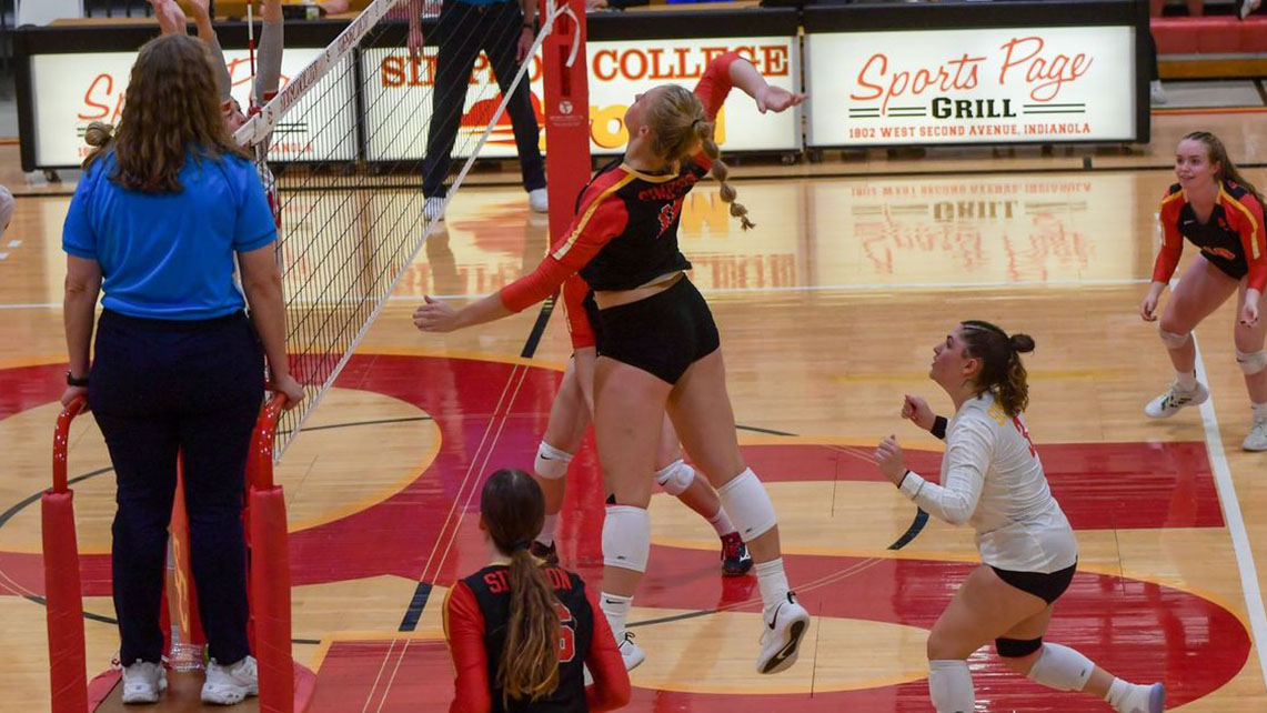 StormSports's tweet photo. Following a strong offensive performance at the Millikin 5 State Classic, @SimpsonVB's Jessica Jacobs was named to the All-Tournament Team.

This is Jacobs' third time being named to an all-tournament team this season.

📰 https://t.co/RjLCk6OVhk

#ONESimpson | #rollriversVB https://t.co/Gr78MuoFIS