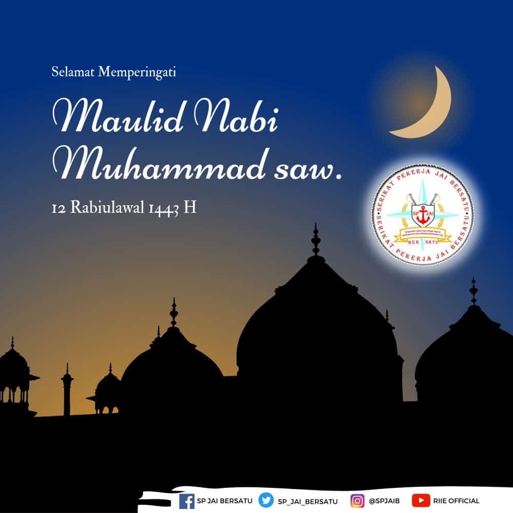 SP_JAI_BERSATU's tweet photo. Selamat memperingati maulid Nabi Muhammad Saw Mari kita bersama-sama mengucapkan terima kasih yang setulus-tulusnya kepada Allah SWT yang telah mengirimkan hambanya seorang penyempurna akhlak di bumi dengan berbagi rahmat dan ilmu pengetahuan tentang kehidupan https://t.co/uaGiFbpmCn