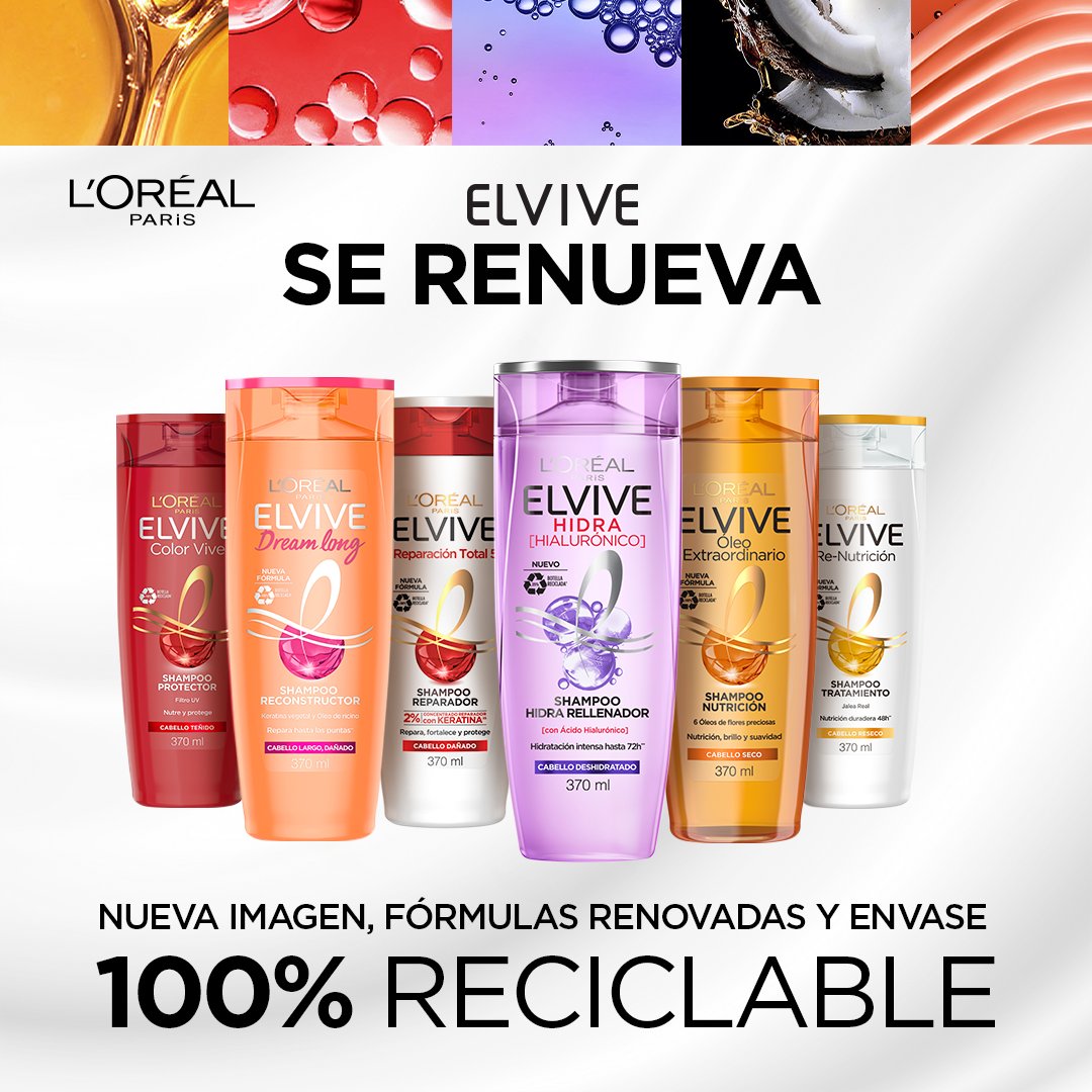 ¿Conoces la nueva imagen de Elvive? Cuéntame cuál es tu línea favorita 😍 amzn.to/3yjx5M3