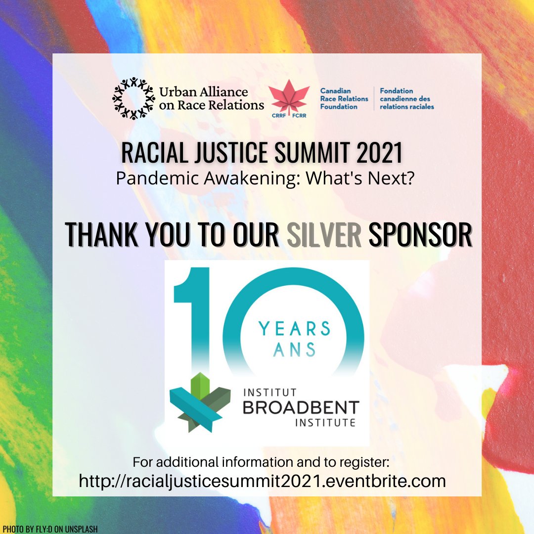 UARRToronto's tweet photo. We would like to take the time to thank @broadbentinstitute for being one of our #silversponsors at our Racial Justice Summit this year!
Register Now at: https://t.co/vgv44x4kFq
#urbanalliance #RacialJusticeSummit #broadbentinstitute https://t.co/dTA0duoZes