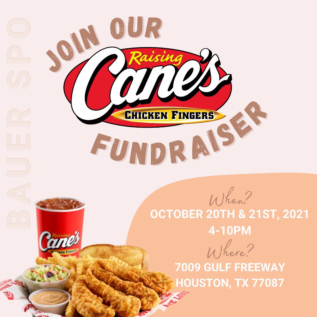 Bauer_SPO's tweet photo. Come out and join us on October 20th and 21st to grab some good food and to support Bauer SPO! You must order at this specific location between 4-10 PM.

Mention Bauer SPO at check out or show the official flyer if you are ordering in person!

Get a full 30 points for attending!! https://t.co/NX6wMP8aK8