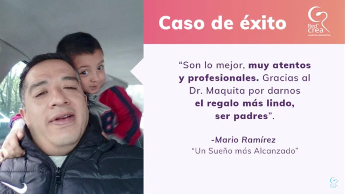 ur_creamx's tweet photo. Mario Ramirez pudo ser padre gracias a Red Crea  Tú como el puedes lograrlo al agendar una cita aquí para que valoremos tu situación: https://t.co/wobRGz5rVf

 #quierosermama #clinicadefertilidad #casodeéxito https://t.co/66ZruAlI6c