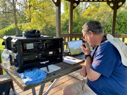 W8Lrj's tweet photo. Operated POTA at K-1964 John Bryan State Park in Yellow Springs, OH, last week with KE8LZD. Lots of fun and a beautiful day at the park! https://t.co/L4gKS3qjrn