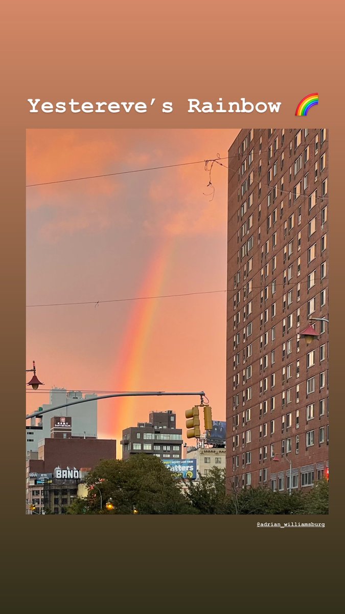 dustingledhill's tweet image. #nyc #rainbow #yestereve