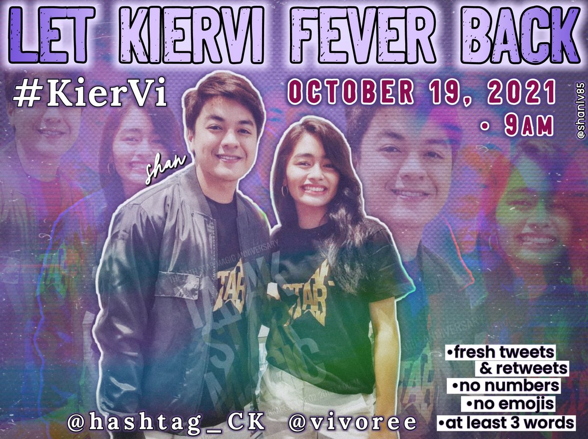 shanlv85's tweet image. Official tag for today:

LET KIERVI FEVER BACK 

#KierVi | @hashtag_CK @vivoree