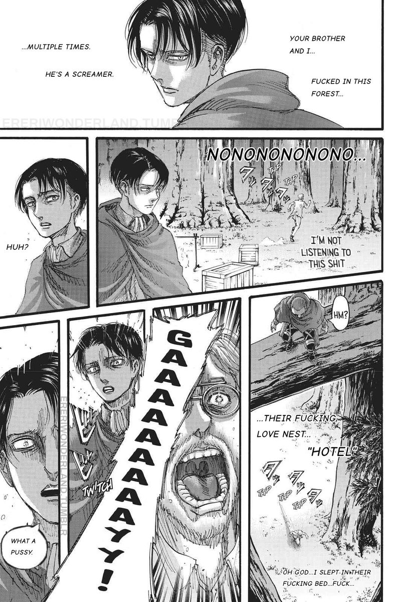 #Ererictober Day 18 - Forest
Aaaa..too busy to keep up with the posts. 😭 here's an old edit for yesterday. Sorry Zeke.

#ereri #rivaere #HotelLevi