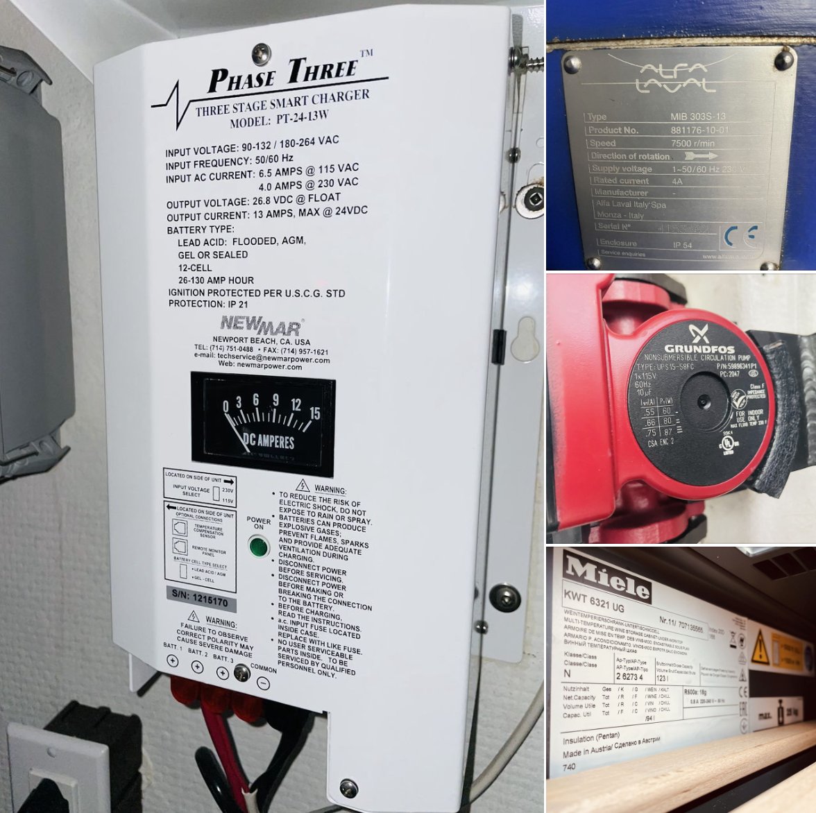 👨‍🔧 On-site setups onboard #superyachts are a great way to get to know boats and understand the components installed onboard. Although there are often hundreds of components to log, there are always a few familiar faces we see....

Alfa Laval 
Grundfos 
Miele