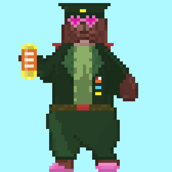 Comrades, after a looooong break Russian Drunken Bears are back🐻🐻🐻!!! More than 500 of our brave soldiers were recently listed on #opensea and it is Just the begining!
Check them out via link in the profile.
#NFTCommunity #NFT #NFTs #nftcollector