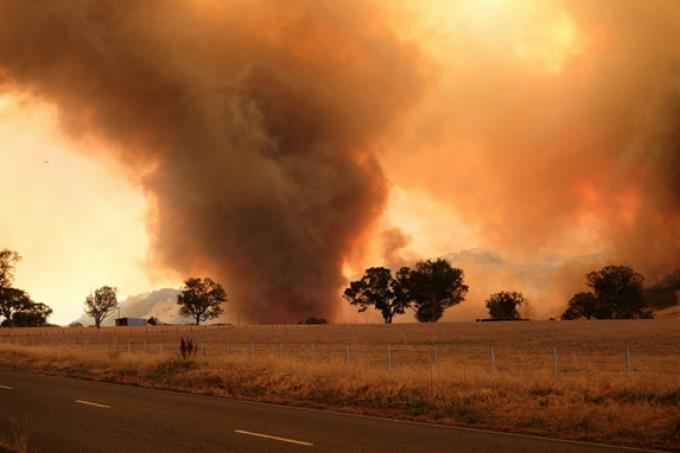 bnhcrc's tweet photo. Why were the some of the 2019-20 #bushfires so extreme? 
Our new research with @BOM_au led by Dr Mika Peace @BOM_SA combines fire and atmosphere modelling to help us understand why the fire behaviour was so dangerous: https://t.co/H2XfXe2QoZ https://t.co/jvA0poKms1
