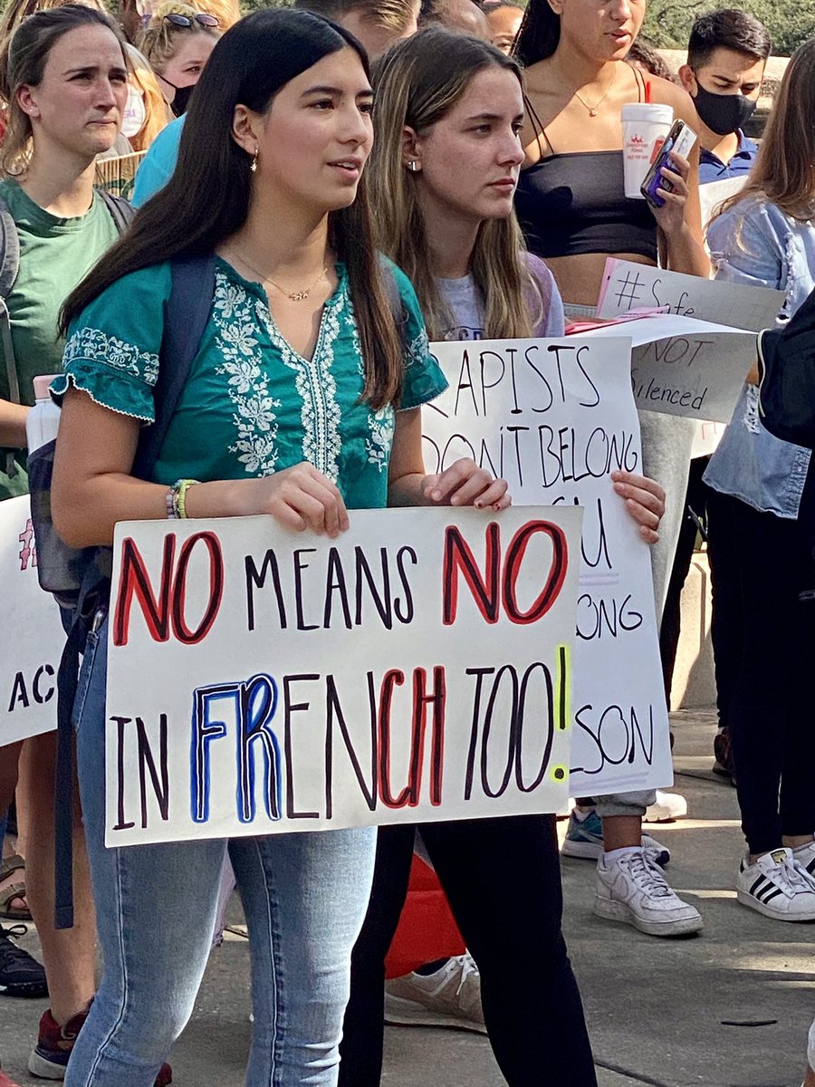 mbthorington's tweet photo. Students protesting at LSU today https://t.co/qE3Qq7mIQs