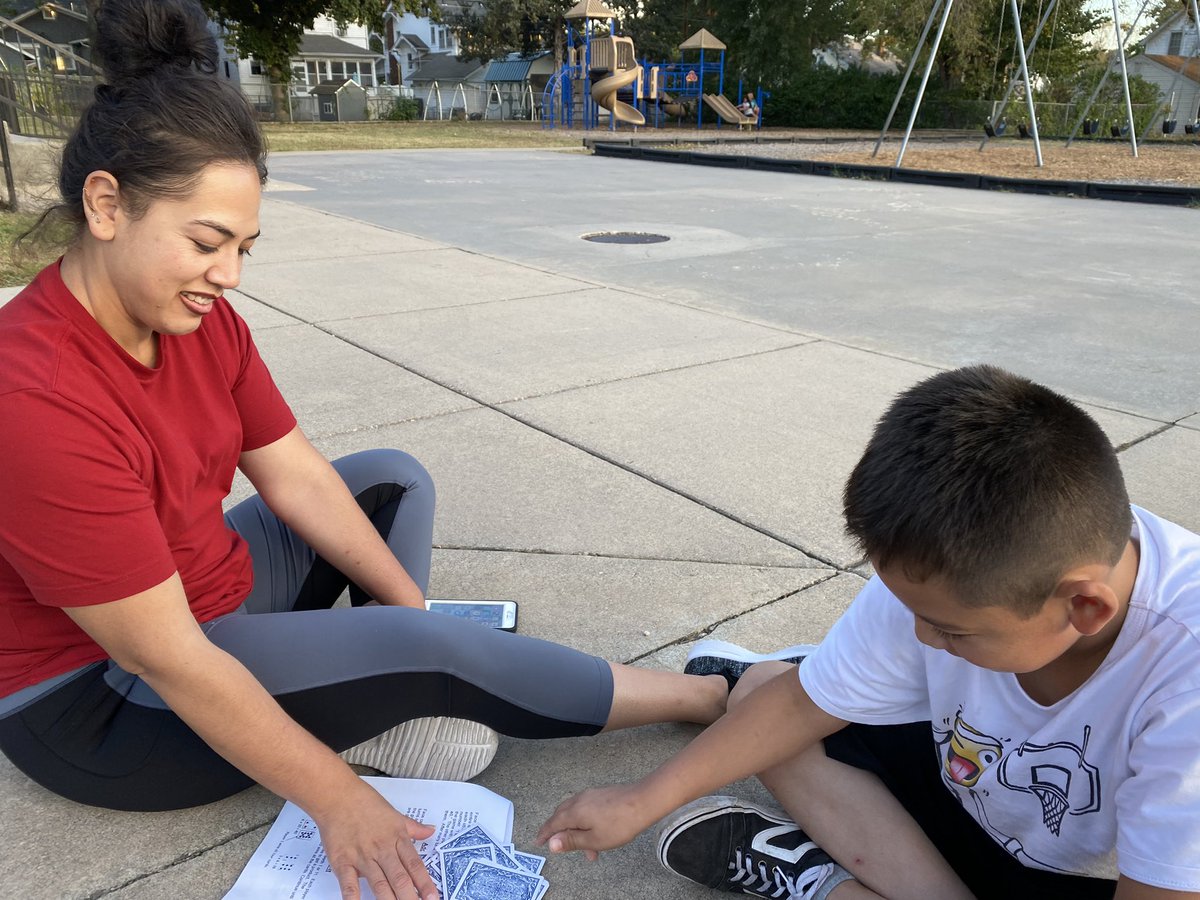 banders85's tweet photo. We had a 4th grade math night involving games families can play together with cards. Lots of fun to include the adults! @PatriotsWalnut @loriheins24 @Emporia253 #4thgrade #math #learntogether https://t.co/26xycW8OQV