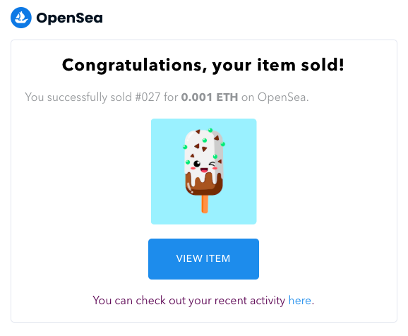 #026 and #027 NFT Ice Cream Collection have been recently SOLD!! 🥳🎉

⭐️💫Thank you very much guys for trust in the Collection!!🌟🌈 
Adding Up Owners to the collection! 🥰😍

#nft #opensea #nftartist #nftart #sold #icecream #eth #polygon #matic #nogasfee