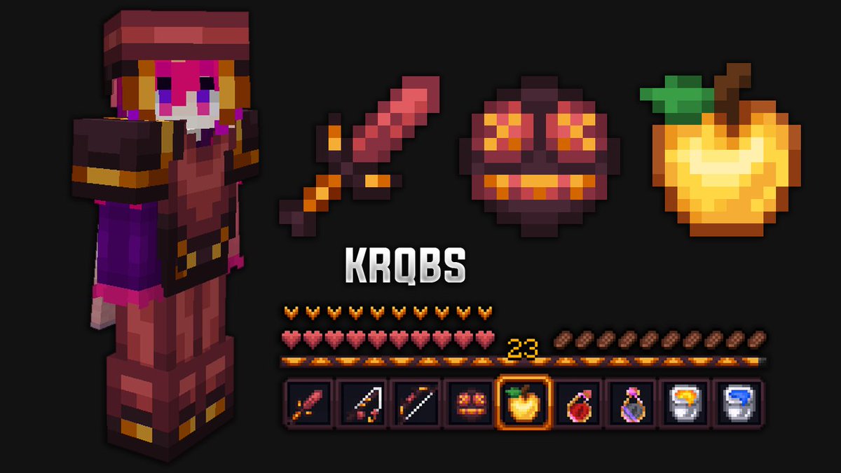 Megumin 16x out now on my channel!!!
not sure if I'll do Halloween pack this year so this is the closest thing you will get.
Likes♥️and retweets♻️greatly appreciated

#pixelart #resourcepack