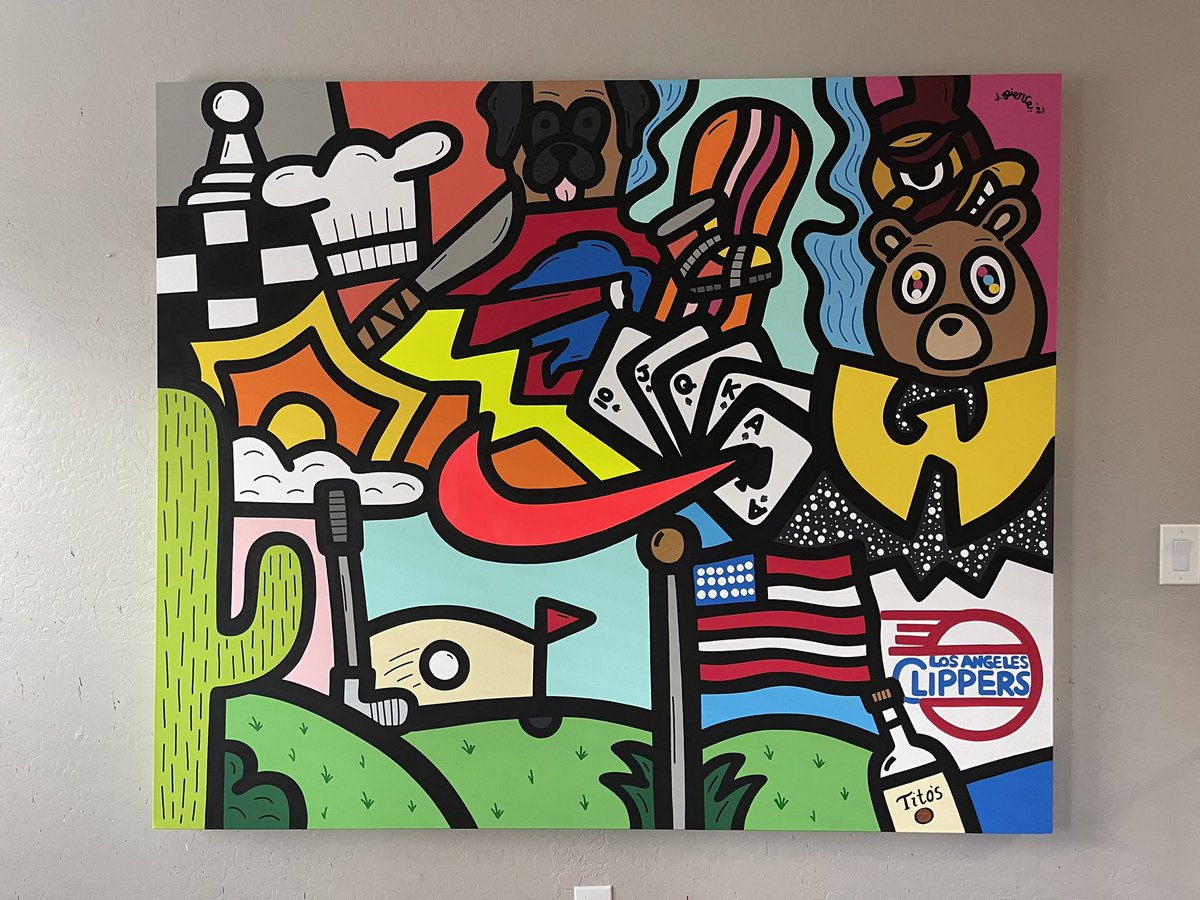 iamjpierce's tweet photo. . Exclusive 5ft x 6ft J. Pierce original custom pattern series commissioned by private collector in Scottsdale! π¨π½βπ¨ππ¨πΌ
#jpierce #art #painting #artcollector #originalart #commissionedart #scottsdale #iamjpierce #jpierceoriginal #artwork #paintingoftheday #artbuyers #collector https://t.co/zgB4iE1LS0