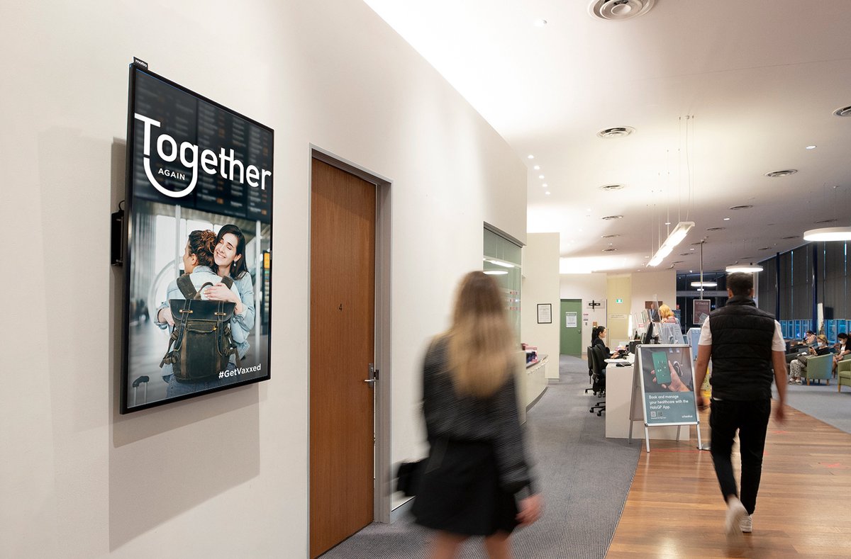 Together, we did it! We're thrilled to support 
<a href="/OMA_Australia/">Outdoor Media Assoc.</a>'s Together campaign our Health and Play networks - encouraging Australians to get vaccinated, and celebrating the collective achievement when states open up again.

oma.org.au/news/together-…