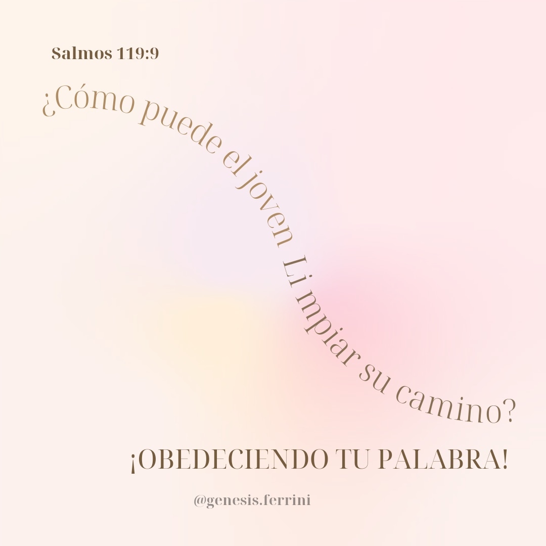 genesis_ferrini's tweet photo. Salmos 119:9💓 https://t.co/45McziU2xZ