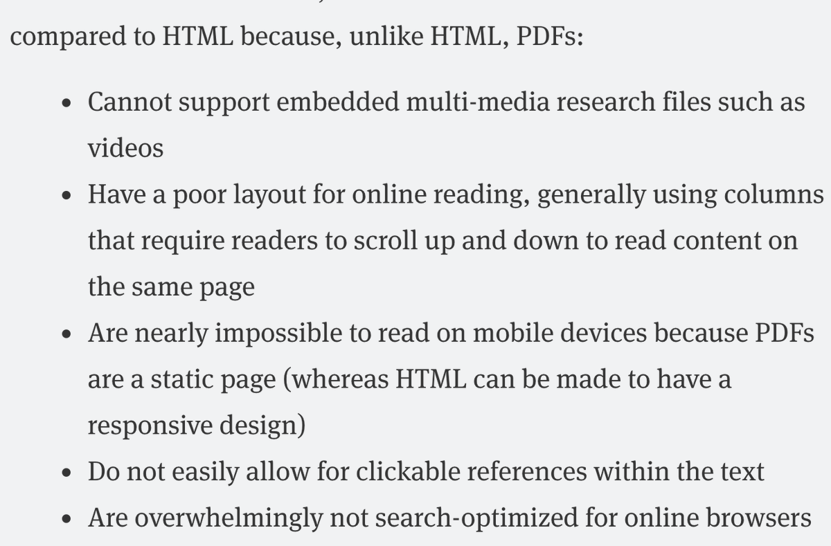 physicsteo's tweet photo. Videos &amp; multimedia are fine, but the article of 21th century really must have closer integration of data &amp; code (executable from within the articles) &amp; interactive data visualization. Kinda like 👉https://t.co/OmDZzSELYq #DeathToPDF https://t.co/qH5jMgU6dE
