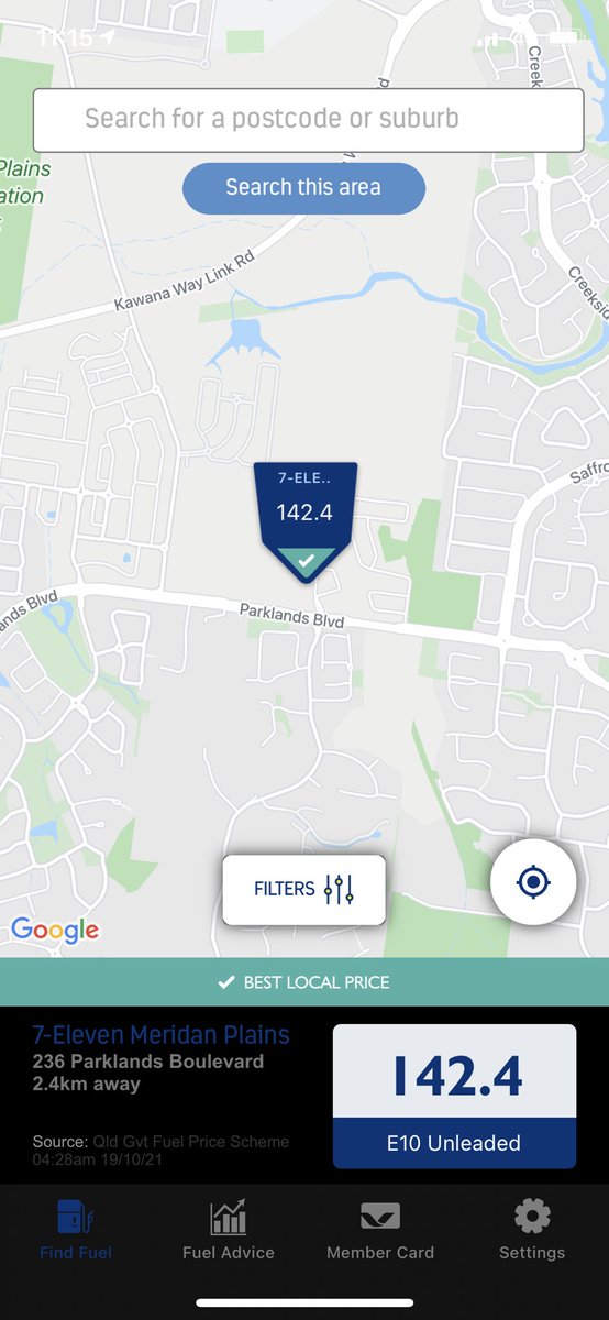MrMeowgi87's tweet photo. I’m not sure how this app is supposed to work, but this doesn’t seem correct?! 40 cents difference?! @RACQOfficial https://t.co/pjCwwQyG42