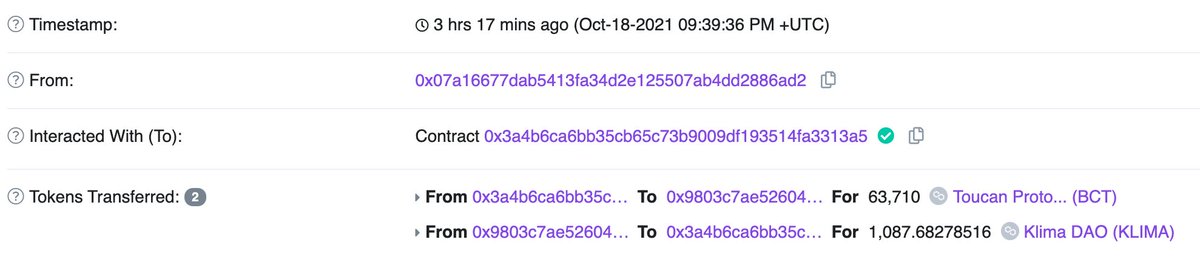 0xJ29's tweet photo. Two bots sniped the $KLIMA launch spending $3.8MM and single handedly drove the token price from $325 to $1,230. The first regular purchase on @SushiSwap priced at $1,234 four blocks later, so that's where everyone else got to start. @KlimaDAO https://t.co/gEEEHupQYN