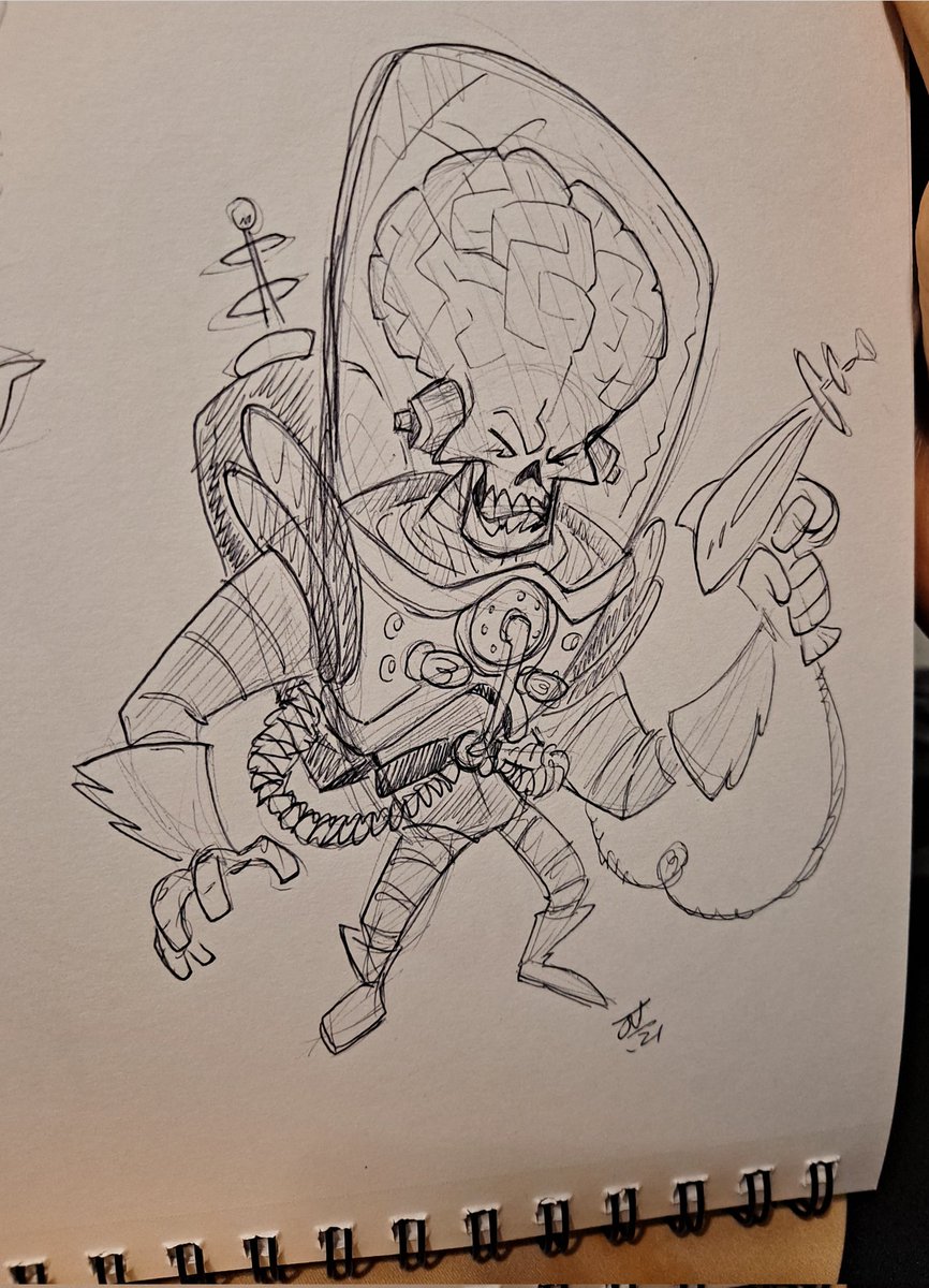 the_varvs's tweet photo. Ack ack ack!
@toppsmarsattacks #marsattacks #alien #lenbrown #2021 #doodles #varvir#rivrav #thevarvs #ghosttoast https://t.co/CwHoNVrwz8
