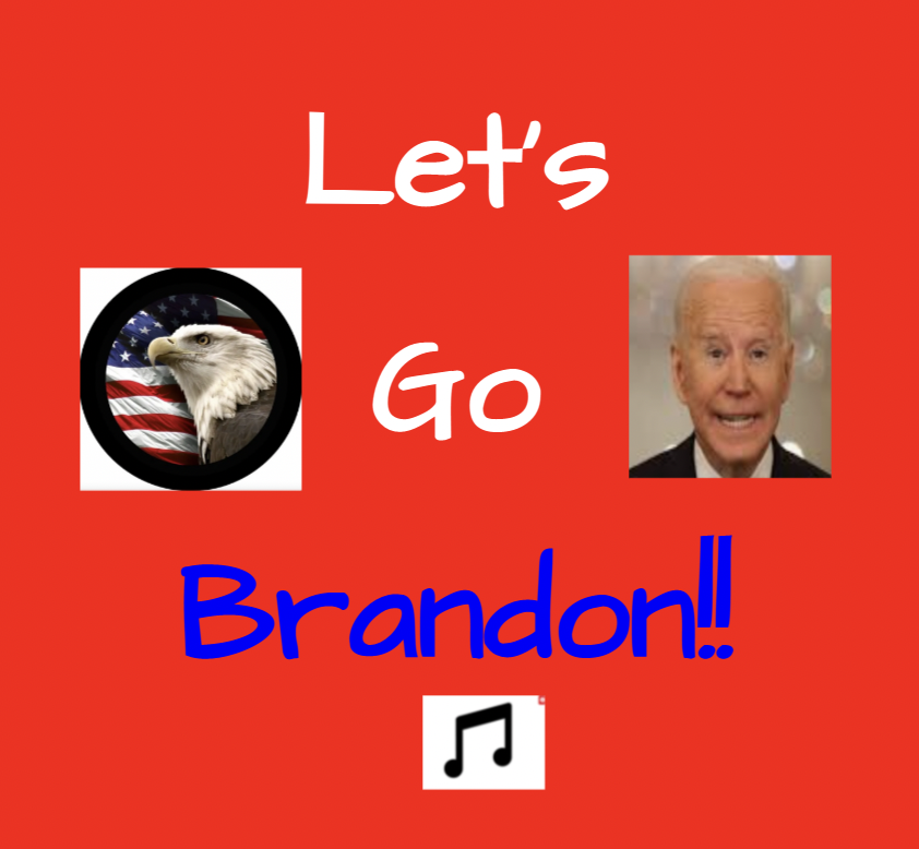 i just ordered 1000 of these stickers they will be 3 x 3 round ...pm me
10 for $5     25 for $10.   and  60 for $20    SHARE
A rough chant against Biden is sweeping the nation...a cleaner rap song mocking senile joe is now #1 on itunes
LET'S GO BRANDON
thepostmillennial.com/anti-biden-let…...