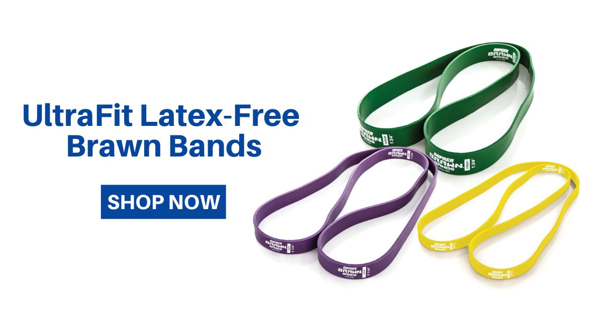 Our tried-and-true UltraFit Brawn Bands are now available in a latex-free formula, making them safe for everyone in your school or team! Shop Now: gopherperformance.com/ultrafit-latex…