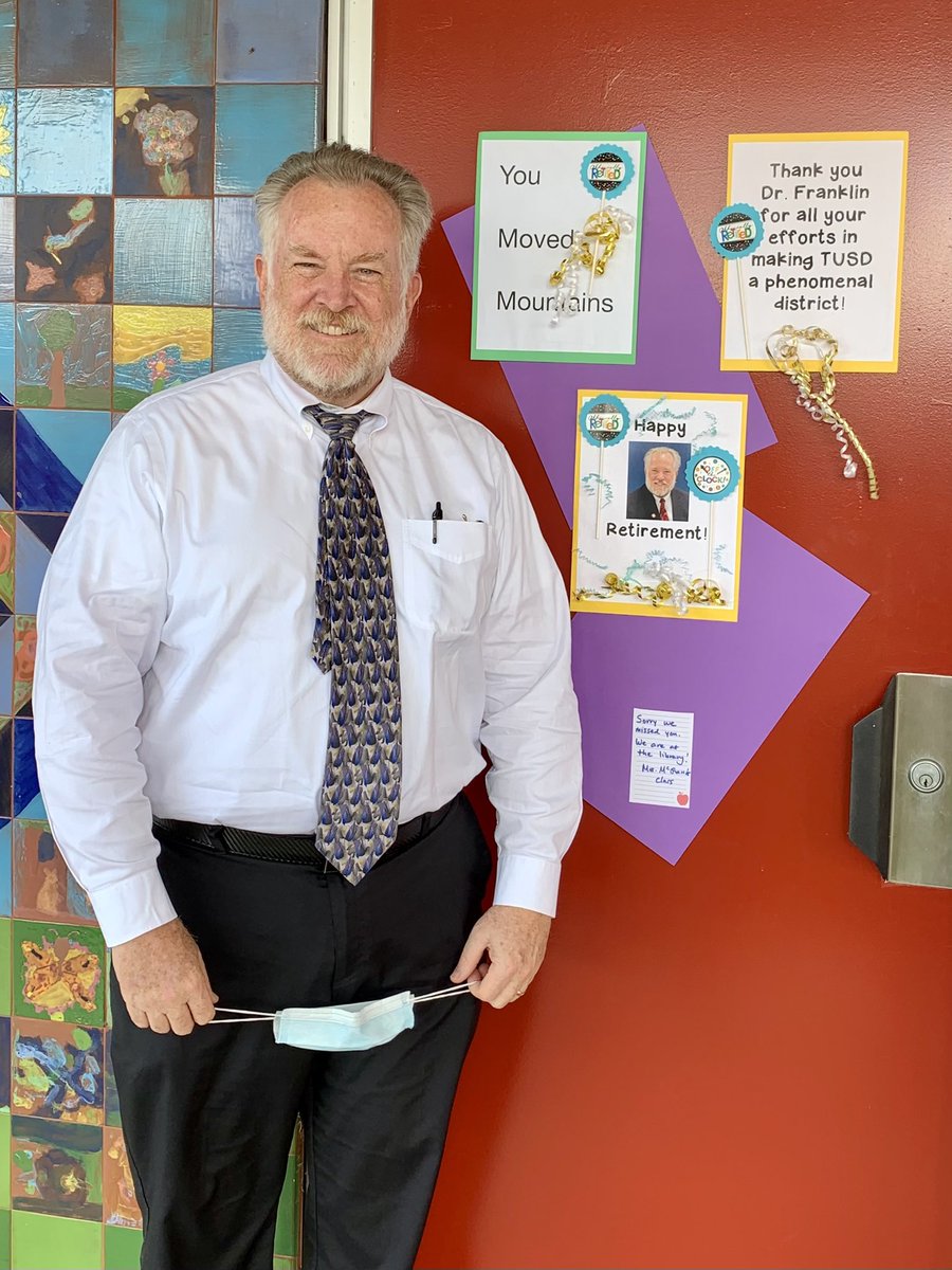 So proud of the work we are doing! <a href="/TeamLomaVista/">Loma Vista School</a> thank you for sending off our amazing <a href="/suptfranklin/">Greg Franklin</a> with such love today! 💕