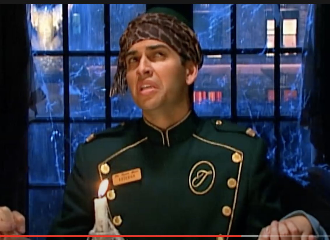 I know "the academy" is rigged, because this man should have won an Emmy for his performance in the halloween episode of Zack and Cody