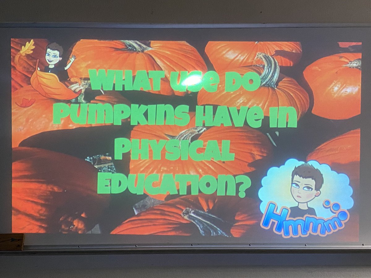 B_ballCoach's tweet photo. I’d say the first day of the Great Pumpkin Roll was a success! 4th&2nd #PhysEdFun #ThisIsHowWeRoll https://t.co/Sl1SyJgfjG