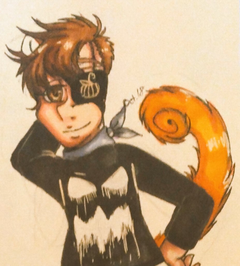 ChaosContain's tweet photo. Day number eighteen on this spooky season and we got @DeadSquirrelLiv 

#inktober2021 #Artober2021 #traditionalart #31daysofhalloween #deadsquirrel #YouTuber https://t.co/CmCcMUAxTe
