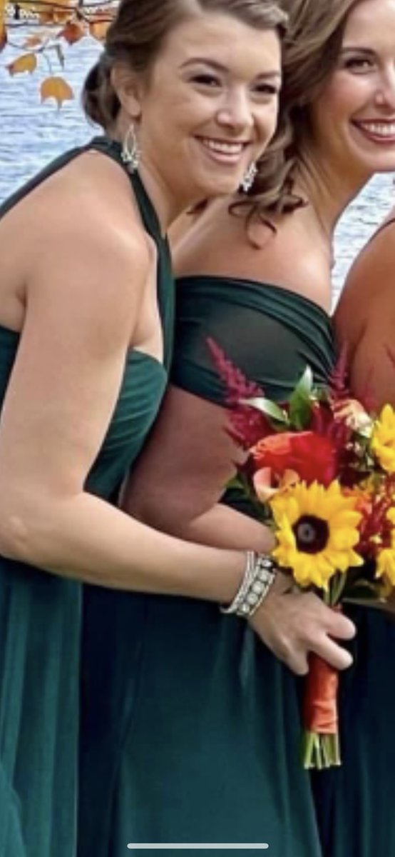 What a cute picture of all the bridesmaids. Until… #AndImDooneese