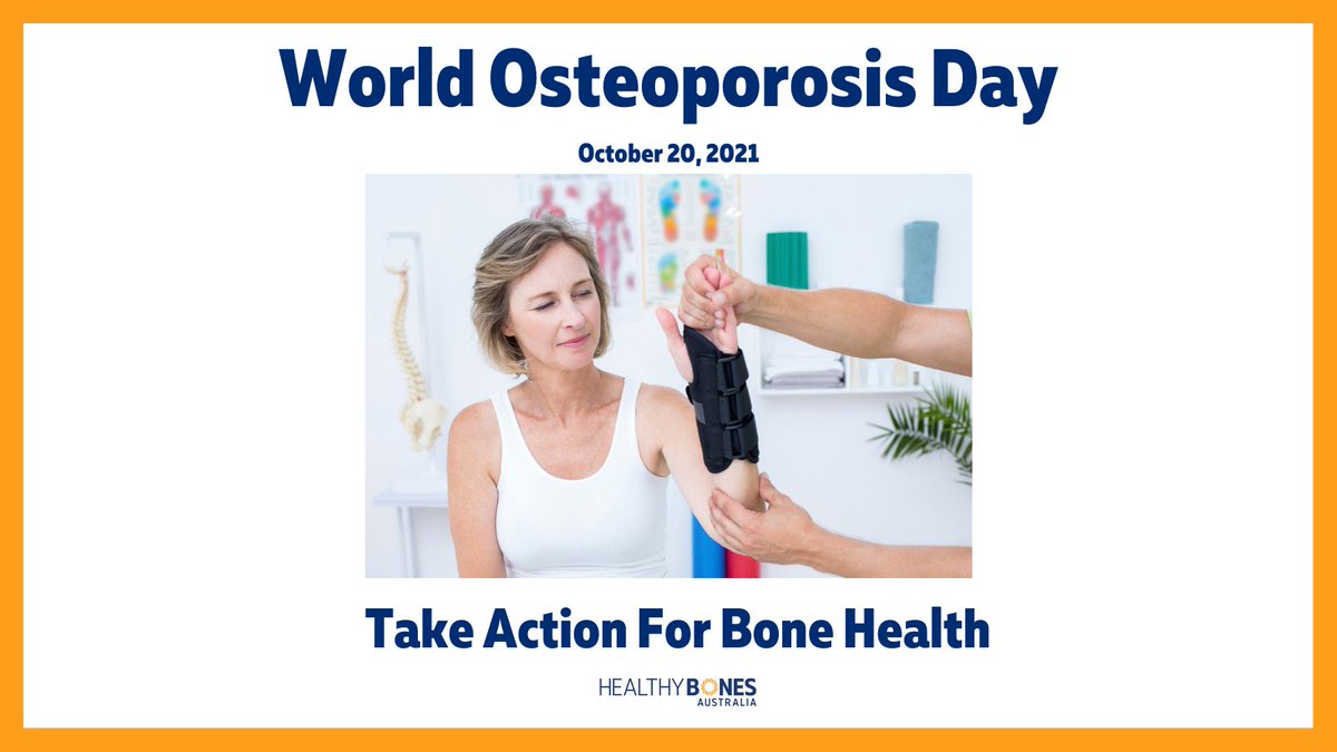 Tomorrow is #WorldOsteoporosisDay - time to take action for your bone health. 

To protect your bones, head to knowyourbones.org.au and complete our online bone health self-assessment. Watch this space for our announcement tomorrow!
#healthybones
#knowyourbones
#osteoporosis