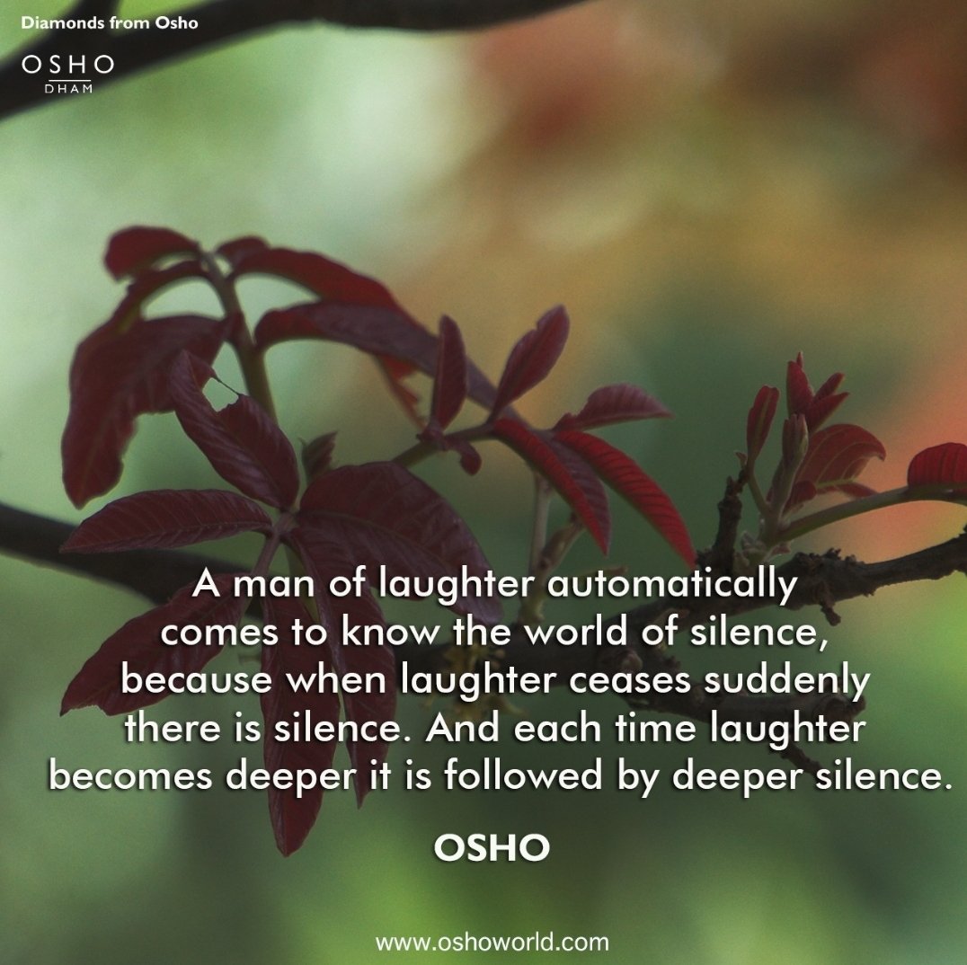 osho_dham_'s tweet photo. Religion: Celebration of Life

Read Full Excerpt......
https://t.co/Y6W3e3yKLr

#osho #oshoquotes #oshodham #oshodhyanmandir #spirituality #meditation #Laughter #religion #ego #seriousness #disease #essence #egolessness #celebration #life #prayer #gratitude #Hotei #temple https://t.co/A4OPgIgJkm