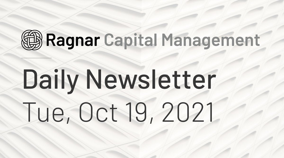 Ragnar_Capital's tweet photo. 10/19 Daily News 
• #ProShares #BitcoinETF to debut on #NYSE on Oct. 19
• Wallets with > 1,000 $BTC has decreased in size over the past few weeks 
• #Binance  burns $640 Million worth of $BNB, the largest burn in history https://t.co/7qesfWASJz
