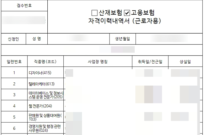 여러분 시간있을때 본인 무슨직종으로 등록되어있는지
확인한번만 해보세요..
저 지금 저거 죄다 디자인업무였는데 제대로 등록해준곳이없음(1번도 방금 내가 정정신청한거)
지금 나 디자이너로일한거 3년정도 증명이 되어야하는데 
이 망할 전회사사장들때문에 취업 취소되게생겼음